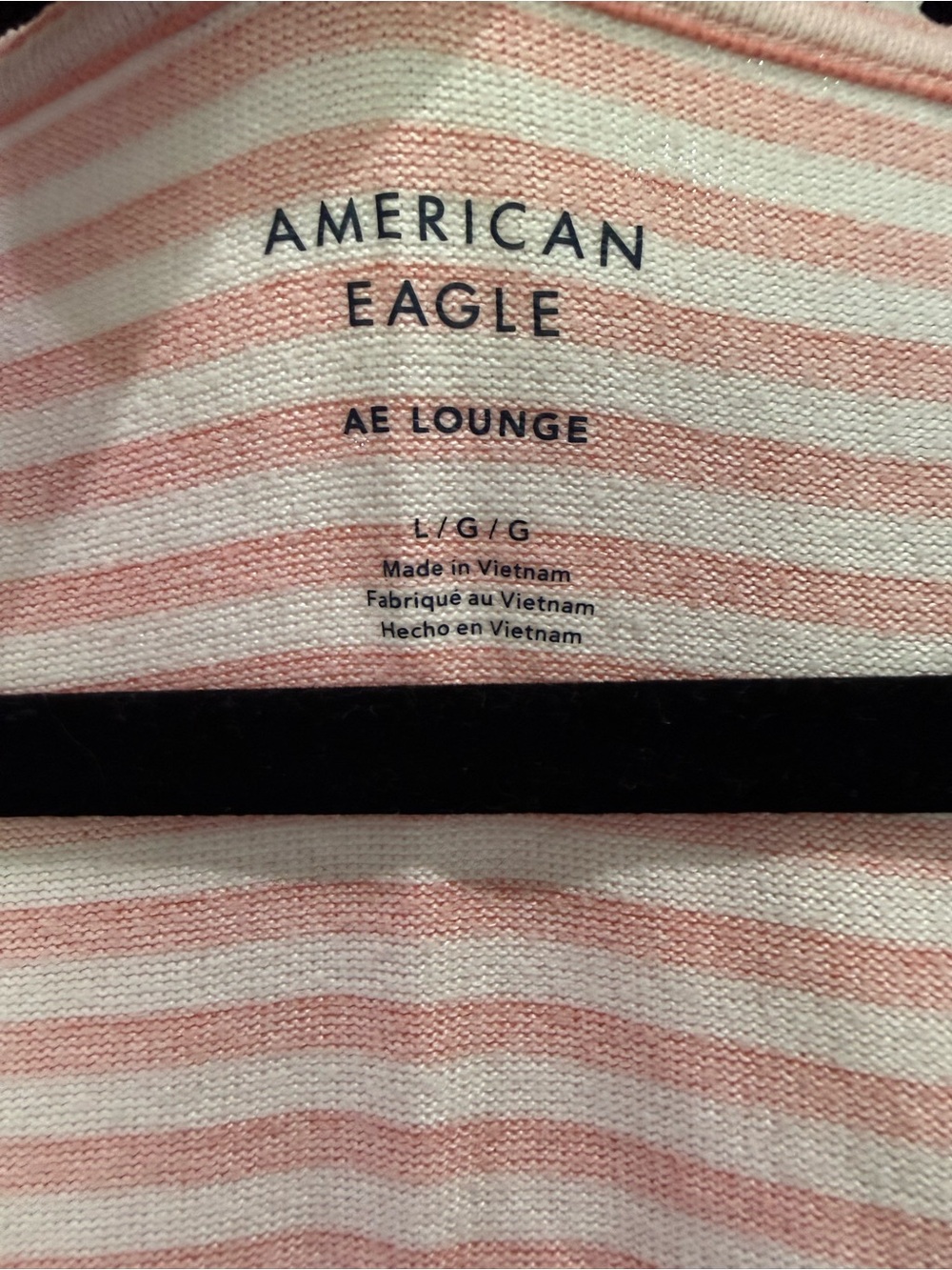 American Eagle Outfitters Pink Striped Luxe Plush Tank & Wide-Leg Pajama Pants - Picture 5 of 6